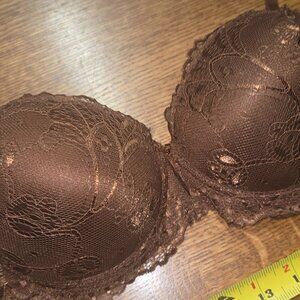 Chocolate Brown | Push Up | Lace | 34C